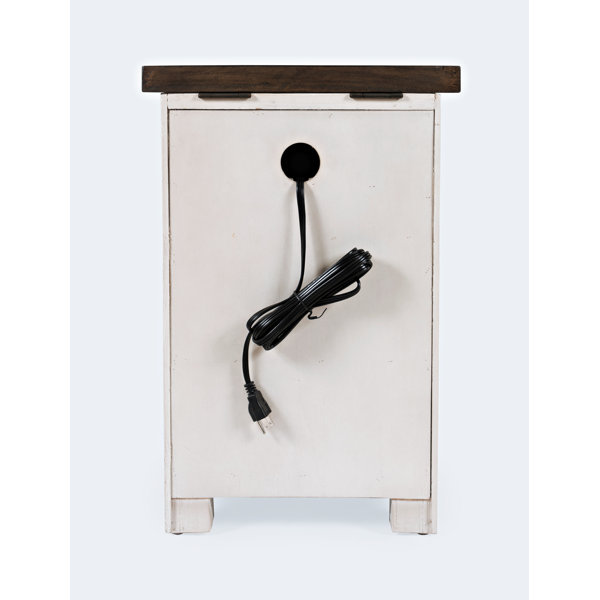 Sand & Stable Westhoff 24'' Tall Solid Wood 3 Drawer End Table and